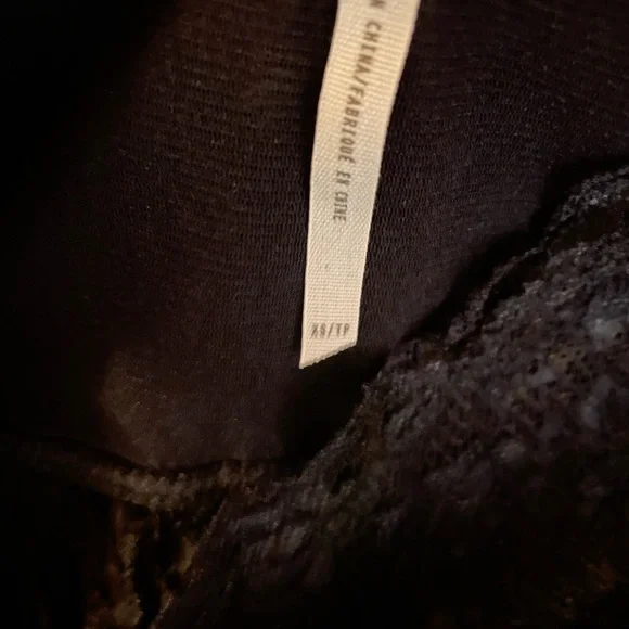 Free People Black Lace Maxi Skirt XS - Picture 15 of 16